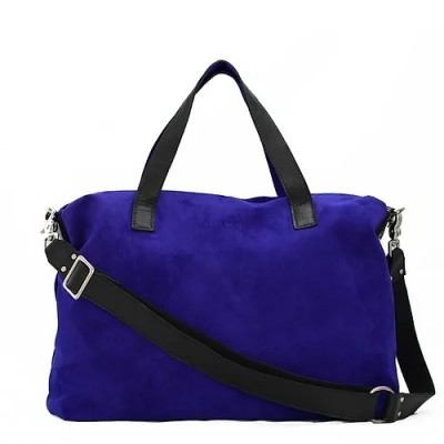 Ashby. Crossbody suede tote bag