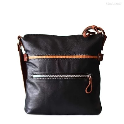 Somerset. Black lamb crossbody bag